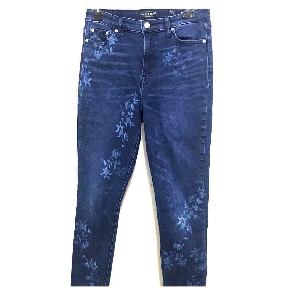Lucky high rise skinny jeans